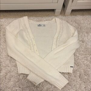 Women's Cream cardigan hollister